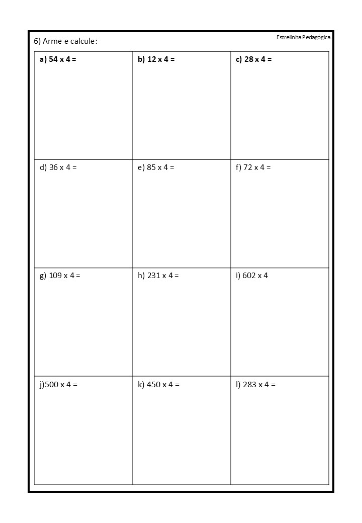 Multiplicação 2 ao 5 - Imagem 11